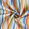 Tischdeckenstoff feine Streifen – weiss/blau,  thumbnail number 4