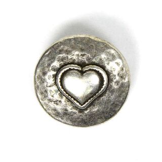 Metallknopf Heart, 
