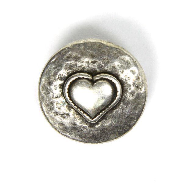 Metallknopf Heart,  image number 1