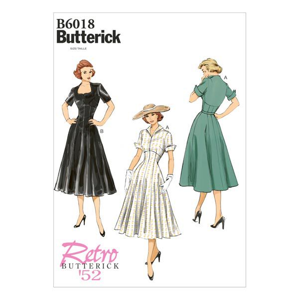 Vintage-Kleid 1952 | Butterick 6018 | 40-48,  image number 1