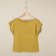 Jersey Leinen-Viskose-Mix uni – curry,  thumbnail number 6