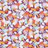 Baumwollstoff Cretonne Vögel und Blumen – traube/pastellviolett,  thumbnail number 1