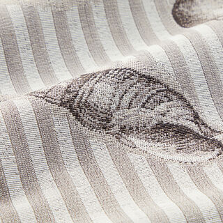 Dekostoff Gobelin Muscheln – hellgrau, 