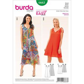 Kleid | Burda 6663 | 34-44, 