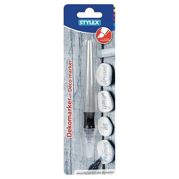 Permanentmarker [1-4mm] – silber,  image number 2