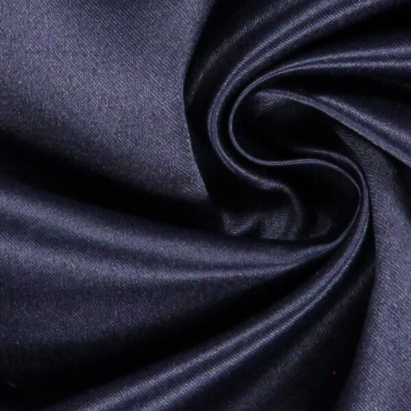 Duchesse Satin – nachtblau | Reststück 70cm