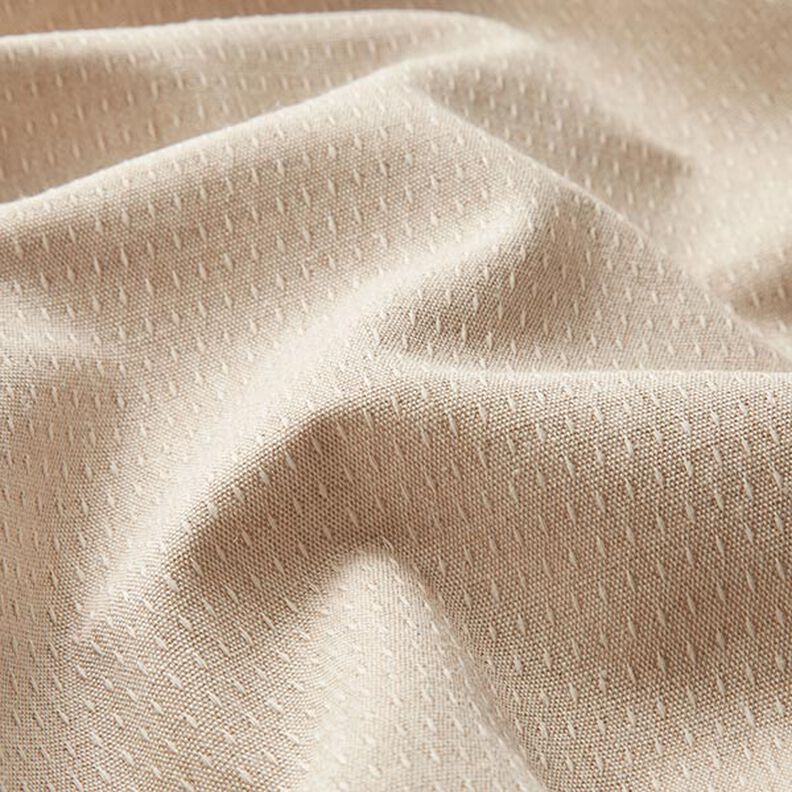 Dekostoff Jacquard recycelt – beige,  image number 2