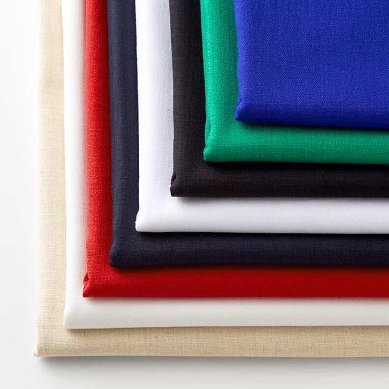 Stretch Leinenstoff Mix – jeansblau,  image number 4