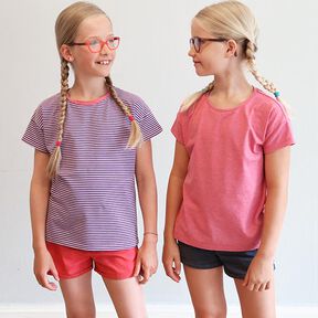 TINA Lässiges Basicshirt mit kurzen Ärmlen | Studio Schnittreif | 86-152, 