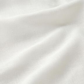 Gardinenstoff Leinen-Mix Uni – wollweiss, 
