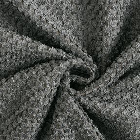 Polsterstoff weiches Strukturmuster – steingrau, 