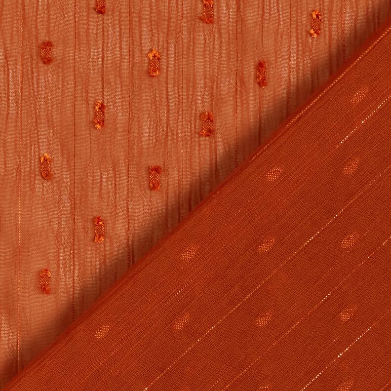 Chiffon Dobby Metallic Nadelstreifen – bronze/silber metallic,  image number 4