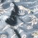 Cretonne Dinosaurier – blaugrau,  thumbnail number 2
