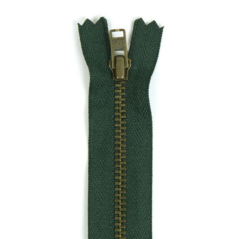 Reißverschluss nicht teilbar| Metall antik (890),  image number 1