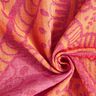 Beachwear Hamamtuch Jacquard-Ornamente – rot/pfirsichorange,  thumbnail number 3