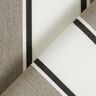 Outdoorstoff Canvas gemischte Streifen – weiss/grau,  thumbnail number 4