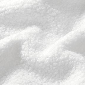 Polsterstoff Schaffelloptik – weiss, 