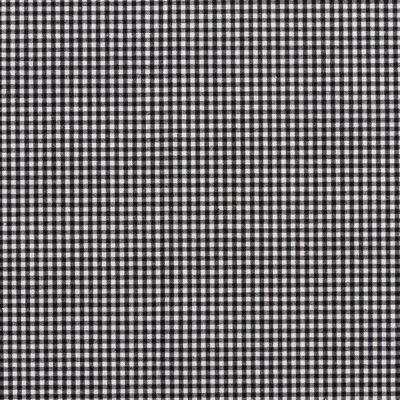 Hemdenstoff kleines Karo – schwarz/weiss,  image number 1