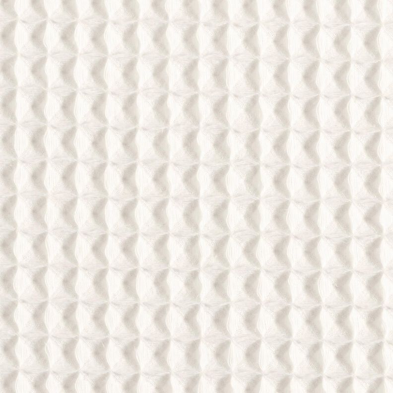 Waffelpiqué große Waben – wollweiss,  image number 1