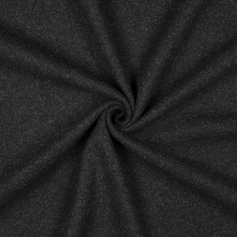 Doubleface Melange – schwarz,  image number 3