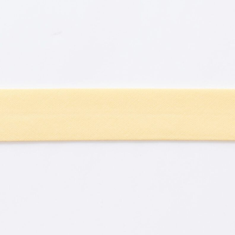 Schrägband Bio-Baumwolle [20 mm] – vanillegelb,  image number 1