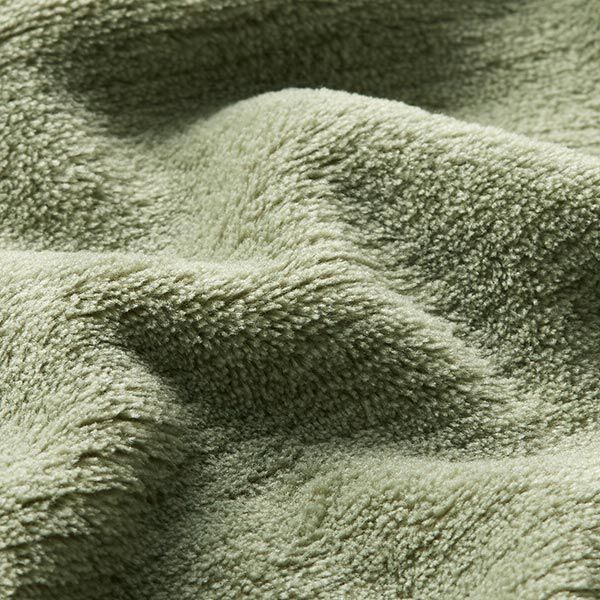 Kuschelfleece – oliv | Reststück 50cm