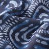 Dekostoff Canvas Batik-Fliesen – indigo/weiss,  thumbnail number 2