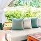 Outdoorstoff Canvas filigrane Blätter – beige,  thumbnail number 8