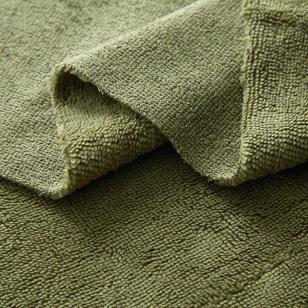 Kuschelfrottee Bambus Uni – oliv, image number 2