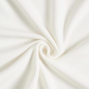 Alpenfleece Kuschelsweat Uni – wollweiss, 