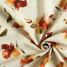 Viskose-Leinen-Mix Aquarellblumen – natur/terracotta,  thumbnail number 3