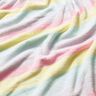 Kuschelfleece Pastell Regenbogenstreifen – hellgelb/rosa,  thumbnail number 2