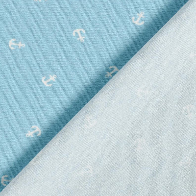 Baumwolljersey kleine Anker Digitaldruck – hellblau,  image number 4