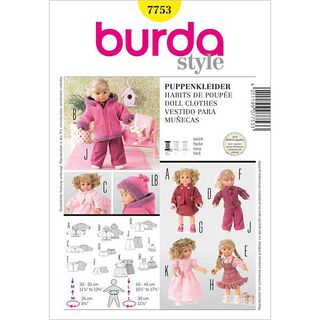 Puppenkleider | Burda 7753, 