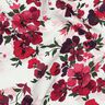 LENZING&trade; ECOVERO&trade; Viskosestoff Blumen &ndash; weiss/rot,  thumbnail number 2