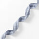 Webband Melange Streifen [27 mm] – blaugrau/schwarz,  thumbnail number 1