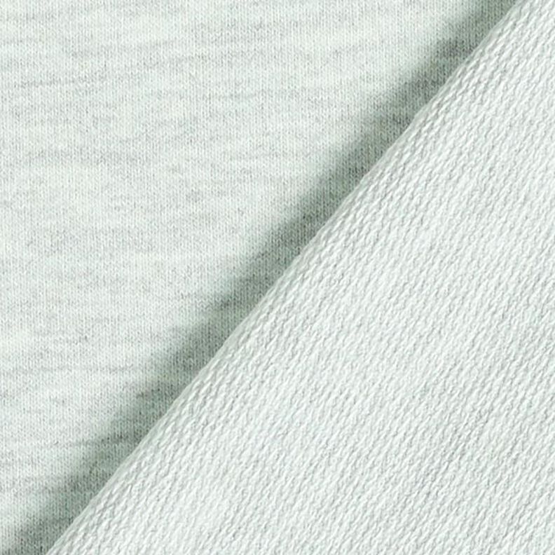 French Terry Fein Melange – mint/grau, image number 5