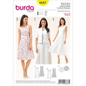 Kleid / Jacke | Burda 6687 | 36-50, 