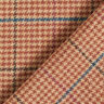Mantelstoff Hahnentritt Karo mit Glitzereffekt – beige/kupfer,  thumbnail number 4