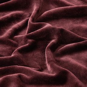 Stretchsamt Nicki – aubergine, 