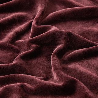 Stretchsamt Nicki – aubergine, 
