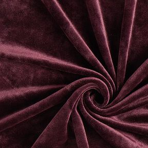 Stretchsamt Nicki – aubergine, 