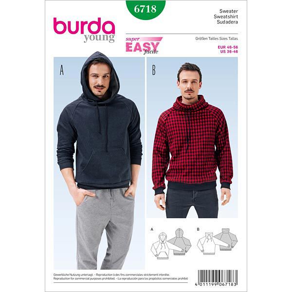 Sweater | Burda 6718 | 46-56,  image number 1