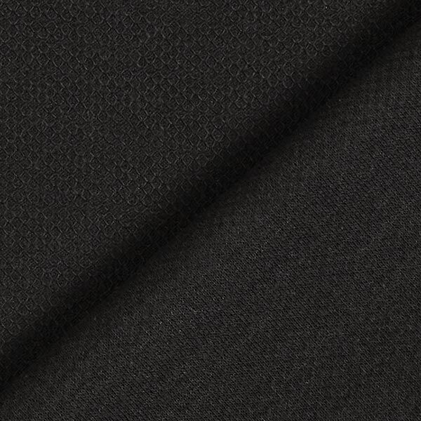 Baumwoll Piqué Uni – schwarz, image number 3