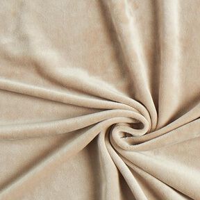 Stretchsamt Nicki – hellbeige, 