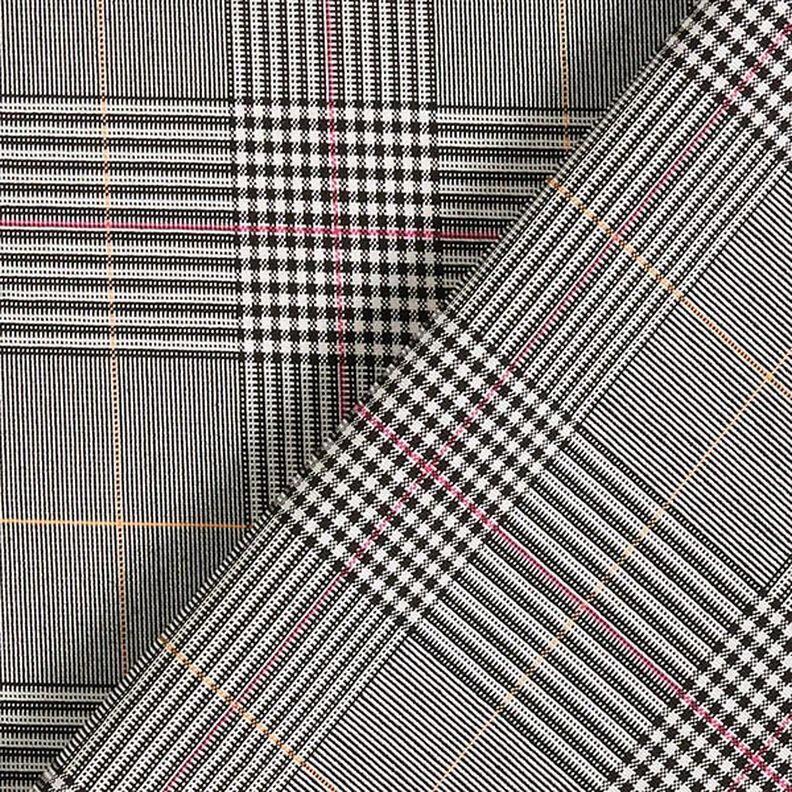 Viskose Stretch Glencheck – grau/pink,  image number 4
