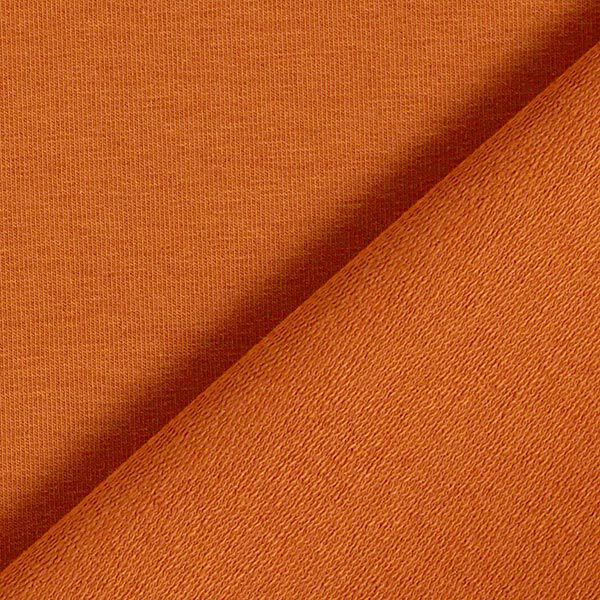 Leichter French Terry Uni – terracotta | Reststück 100cm