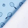 French Terry Sommersweat retro Tennis  | PETIT CITRON – hellblau,  thumbnail number 7