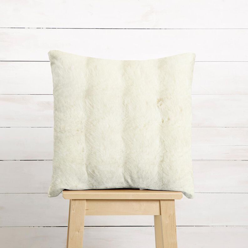 Kunstfell Langhaar &ndash; wollweiss,  image number 6