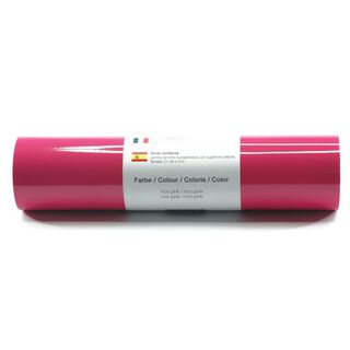 Selbstklebende Vinylfolie glänzend [21cm x 3m] – hot pink, 